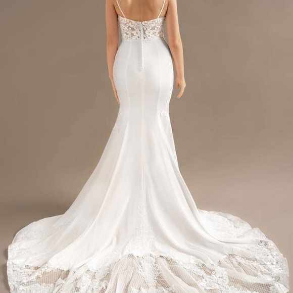 AW ANIAS WEDDING DRESS Bridal Gown Bride Size 16 - Picture 5 of 16